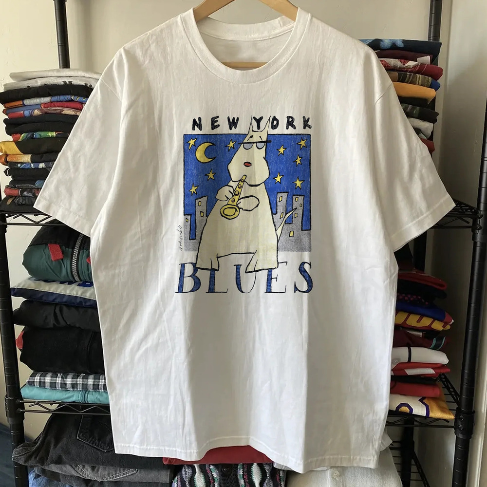 Rare New York Blues , White Tee